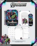 Volta as Aulas - Escolar AVENGERS - Imagem 2