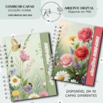 KIT DIGITAL COMBO DE CAPAS PARA ASSEMBLEIAS 2025-2026 – TEMA FLORAL - Imagem 5