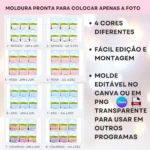 Molde Calendário Polaroid 2026 - Imagem 2