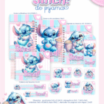 Volta as Aulas - Escolar  STITCH DE PIJAMA