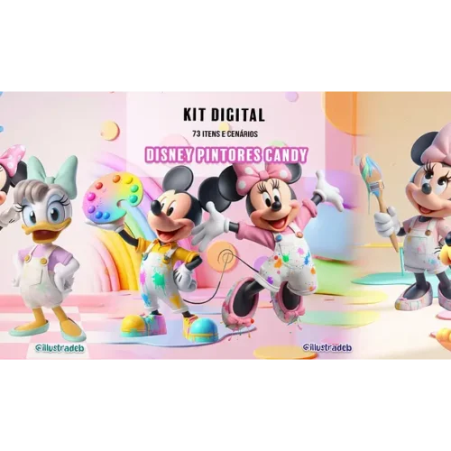 Kit Digital Disney Pintores
