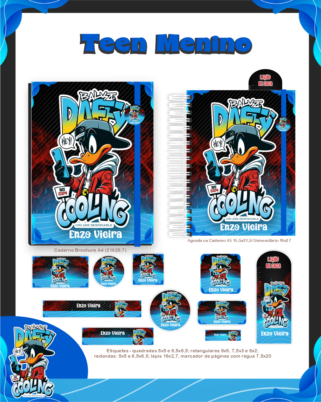 74) TEEN MENINO Volta as Aulas - TEEN MENINO - Imagem 1