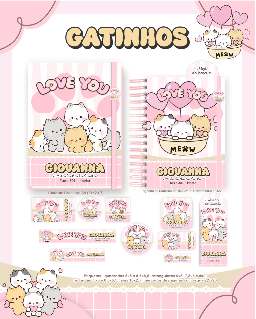 78) GATINHOS Volta as Aulas - GATINHOS - Imagem 1