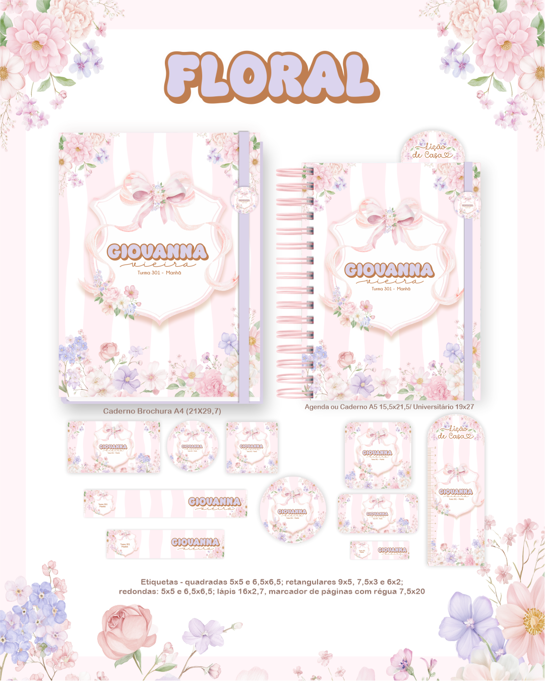 79) FLORAL Volta as Aulas - FLORAL - Imagem 1