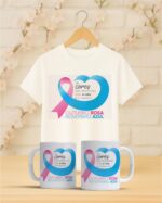 Pacote de Artes Caneca Camisa Out Rosa Nov Azul V4 - Imagem 5