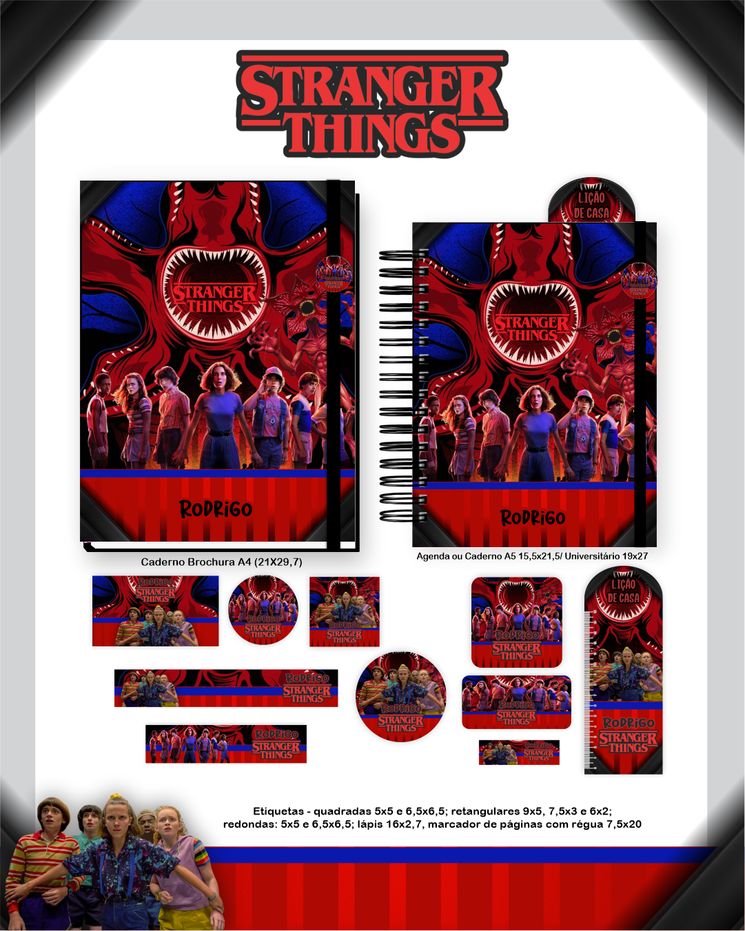 80) STRANGER THINGS Volta as Aulas -  STRANGER THINGS - Imagem 1