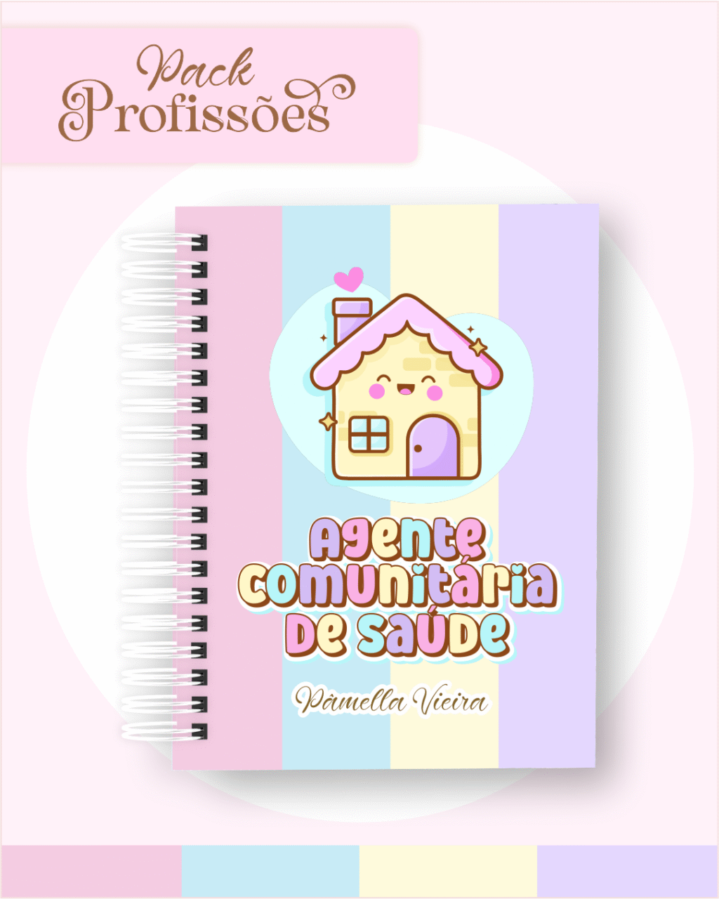 Encadernação Profissões 2026 CANDY FOFA - Imagem 5