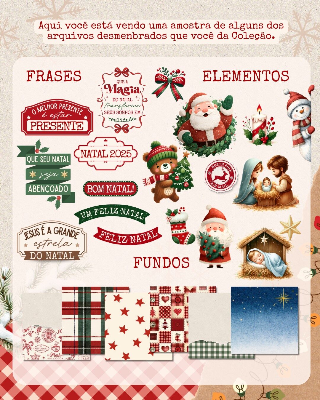 AMOSTRA-DEMENBRADOS Coleção Digital NATAL 2025 - Imagem 2