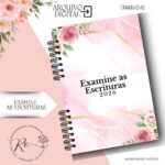 ARQUIVO DIGITAL CADERNO EXAMINE AS ESCRITURAS – PERMANENTE (2026) – Floral Rosa