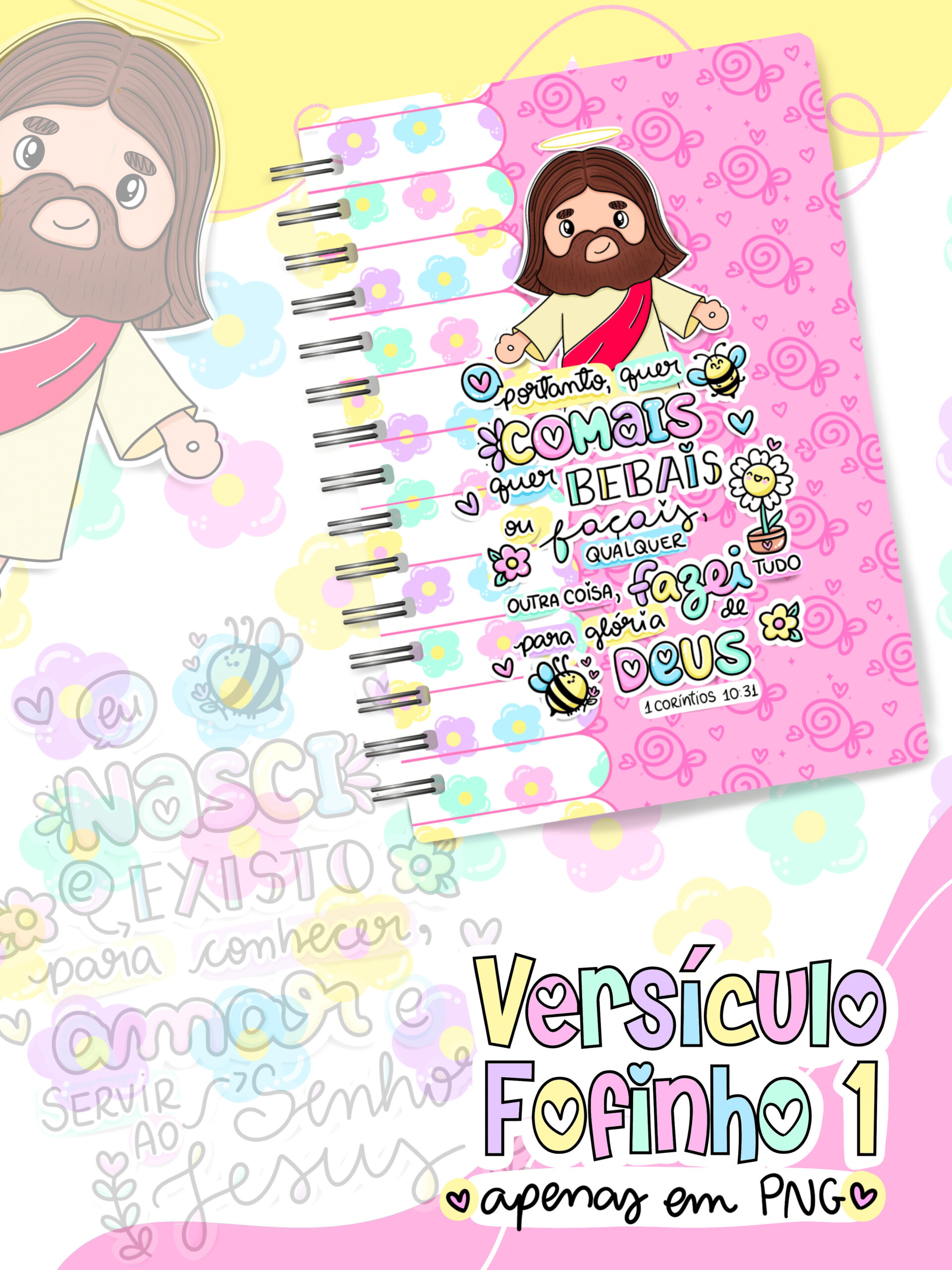 ARQUIVO DIGITAL VERSICULO 1 Capa Versículos - Imagem 1