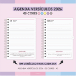Agenda 2026 Versículos - 05 Cores