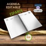 Arquivo Agenda Editable Español 2026