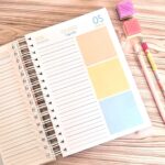 Agenda A5 – 2026 Miolos Datada e Permanente – 1 DIA POR PÁGINA – MIOLOS ( com sem horário) – Floral Cute - Imagem 2