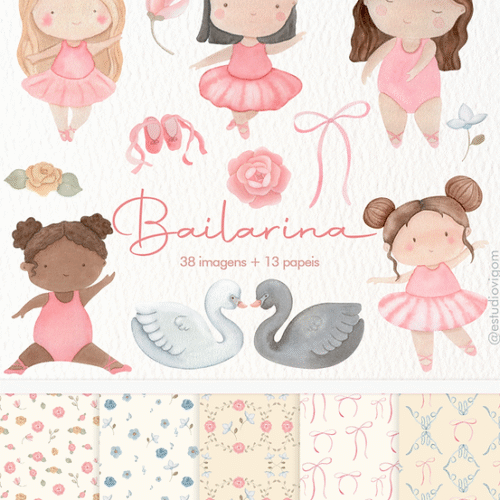 Kit digital bailarina
