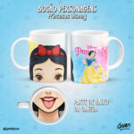Arte Caneca Bocão Princesas - Imagem 3