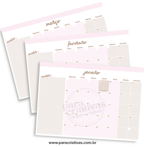 Calendário Anual 2026