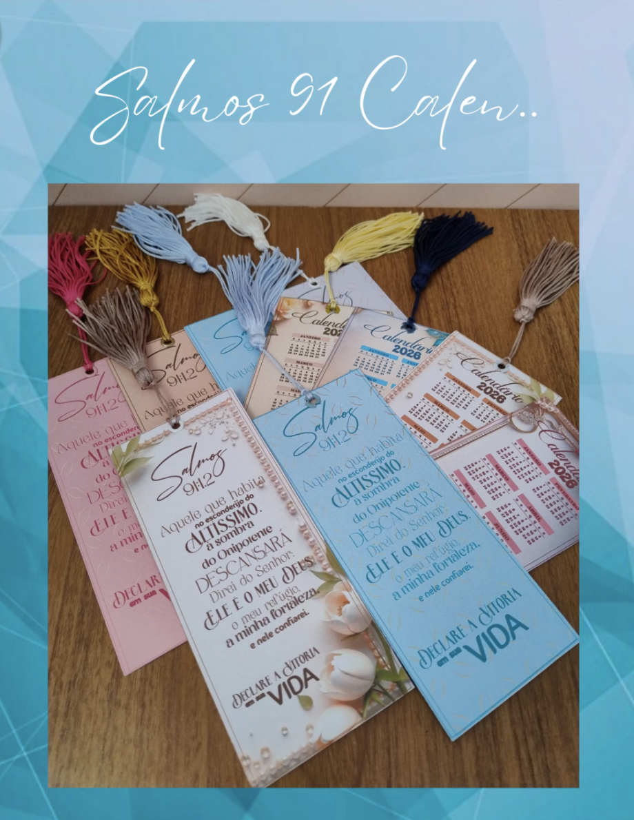 CALENDÁRIOS SALMOS 91 Arquivo Digital Calendário Salmos 91 - Imagem 1
