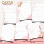 Pack Capas Alfabeto Floral e miolos (Encadernação) - Imagem 2