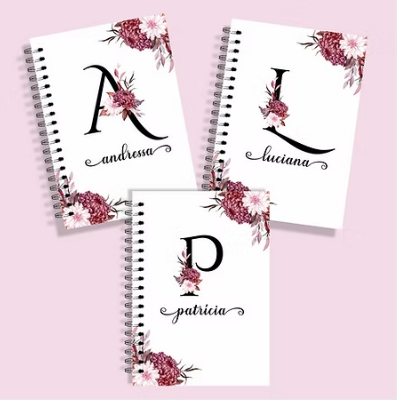 Capas A5 Alfabeto Preto