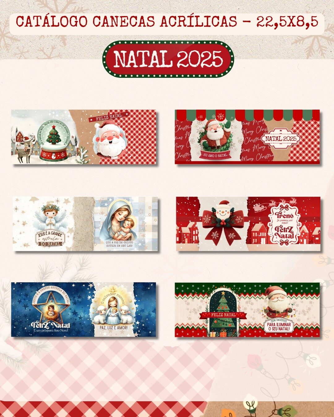CATALOGO-CANECAS-ACRILICAS-NATAL-2025 Coleção Digital NATAL 2025 - Imagem 3