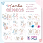 COMBO GÊMEOS 10 TEMAS - MENINO/MENINA