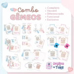 COMBO GÊMEOS 10 TEMAS - MENINO/MENINA
