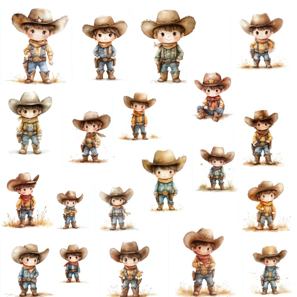 Kit Digital Cowboy - Imagem 1