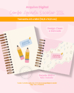 Combo Agenda Escolar e Infantil