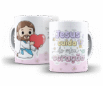 Arte Canecas Amanhecer Com Deus Kids - Imagem 3