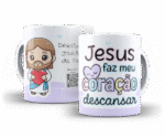 Arte Canecas Amanhecer Com Deus Kids - Imagem 7