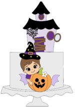 Arquivo de corte 8 Topos de Bolo HALLOWEEN - Imagem 7