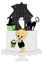 Arquivo de corte 8 Topos de Bolo HALLOWEEN - Imagem 10