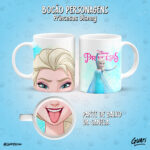 Arte Caneca Bocão Princesas - Imagem 4