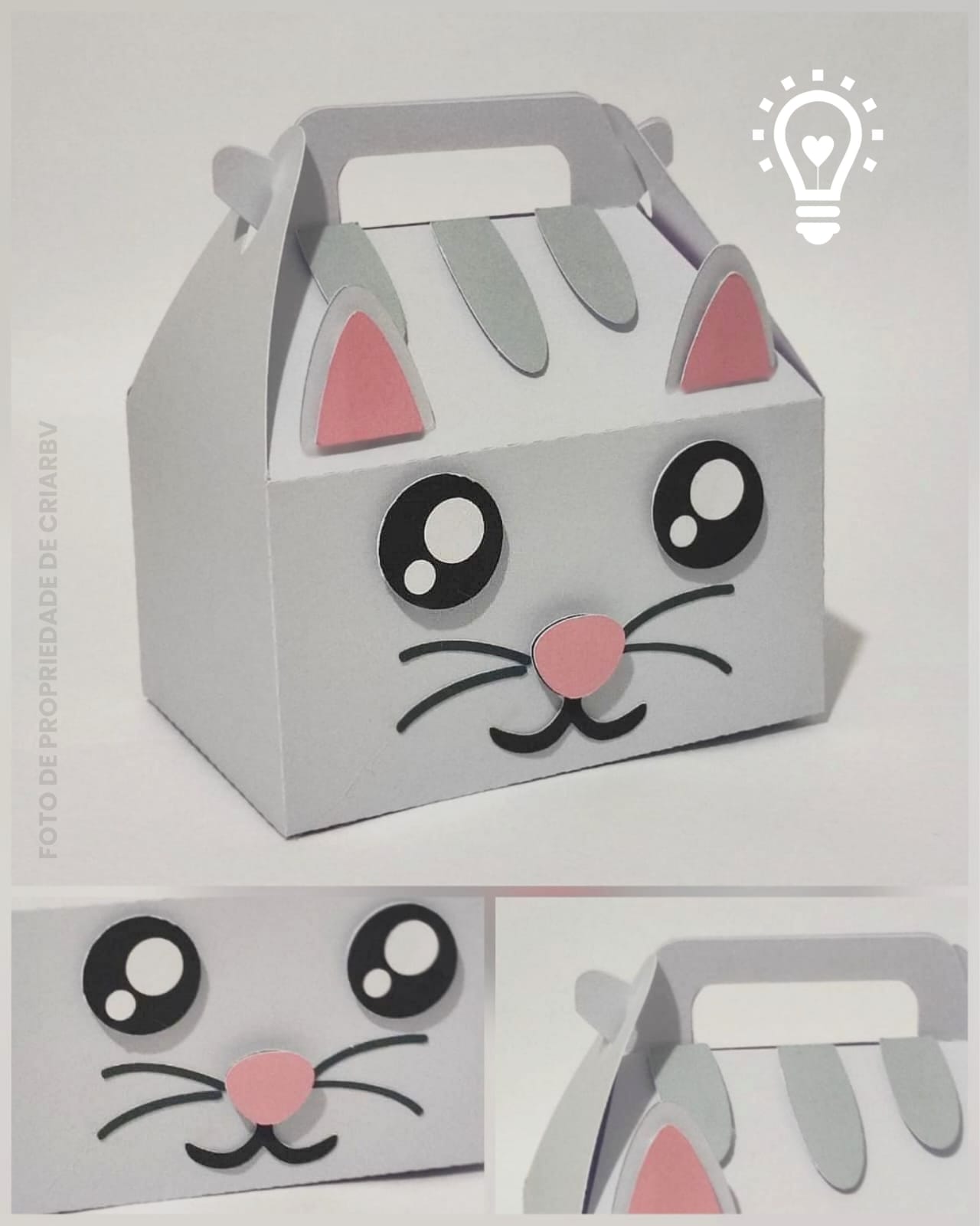 GATO ARQUIVO DE CORTE MALETINHA GATINHA / PET SHOP - Imagem 1