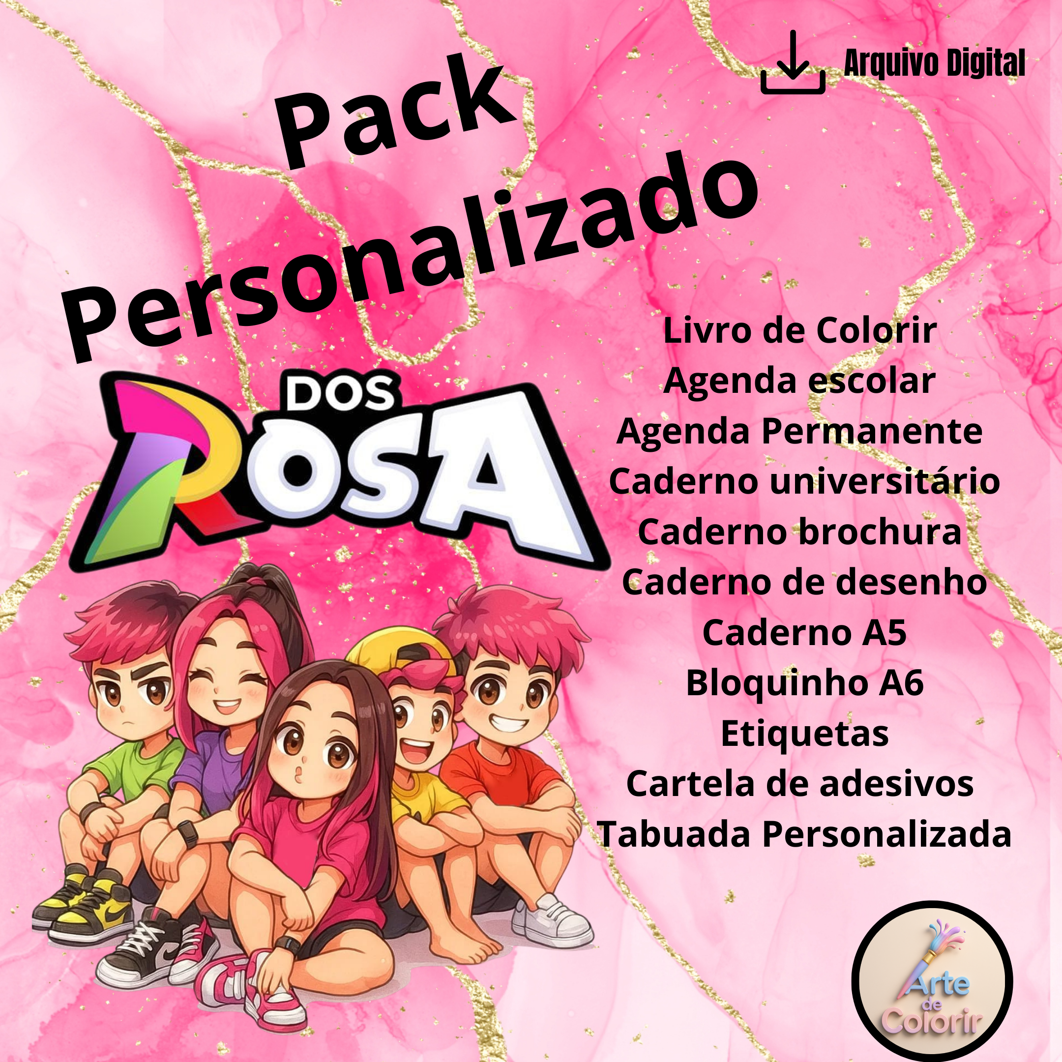 Grupo dos rosas Coleção O Grupo Dos Rosas - Pack de Arquivos - Imagem 1