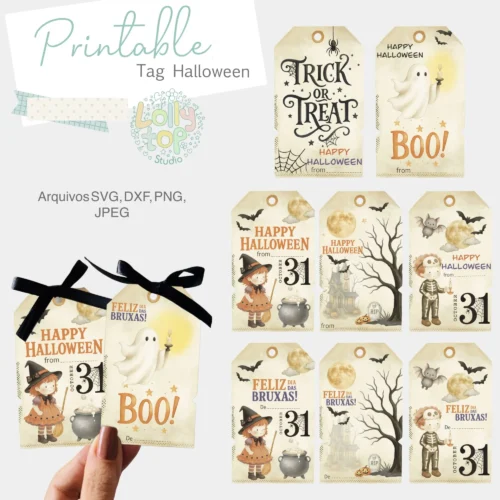 Arquivo de corte – Tag Halloween
