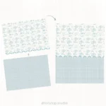 Kit Digital Toile de jouy – Brinquedos – azul - Imagem 2