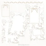 Kit Digital Toile de jouy – Brinquedos – beige - Imagem 4
