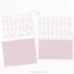 Kit Digital Toile de jouy – Brinquedos – Rosa - Imagem 2