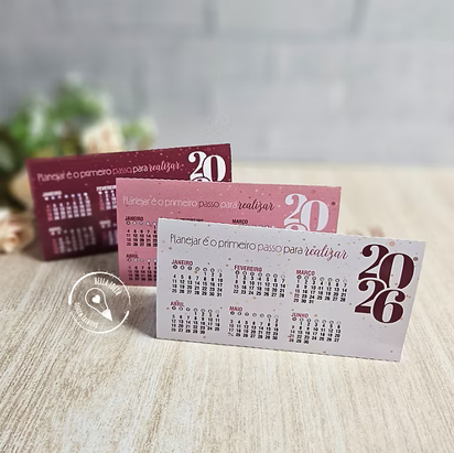 Kit Calendário 2026 - Arquivo