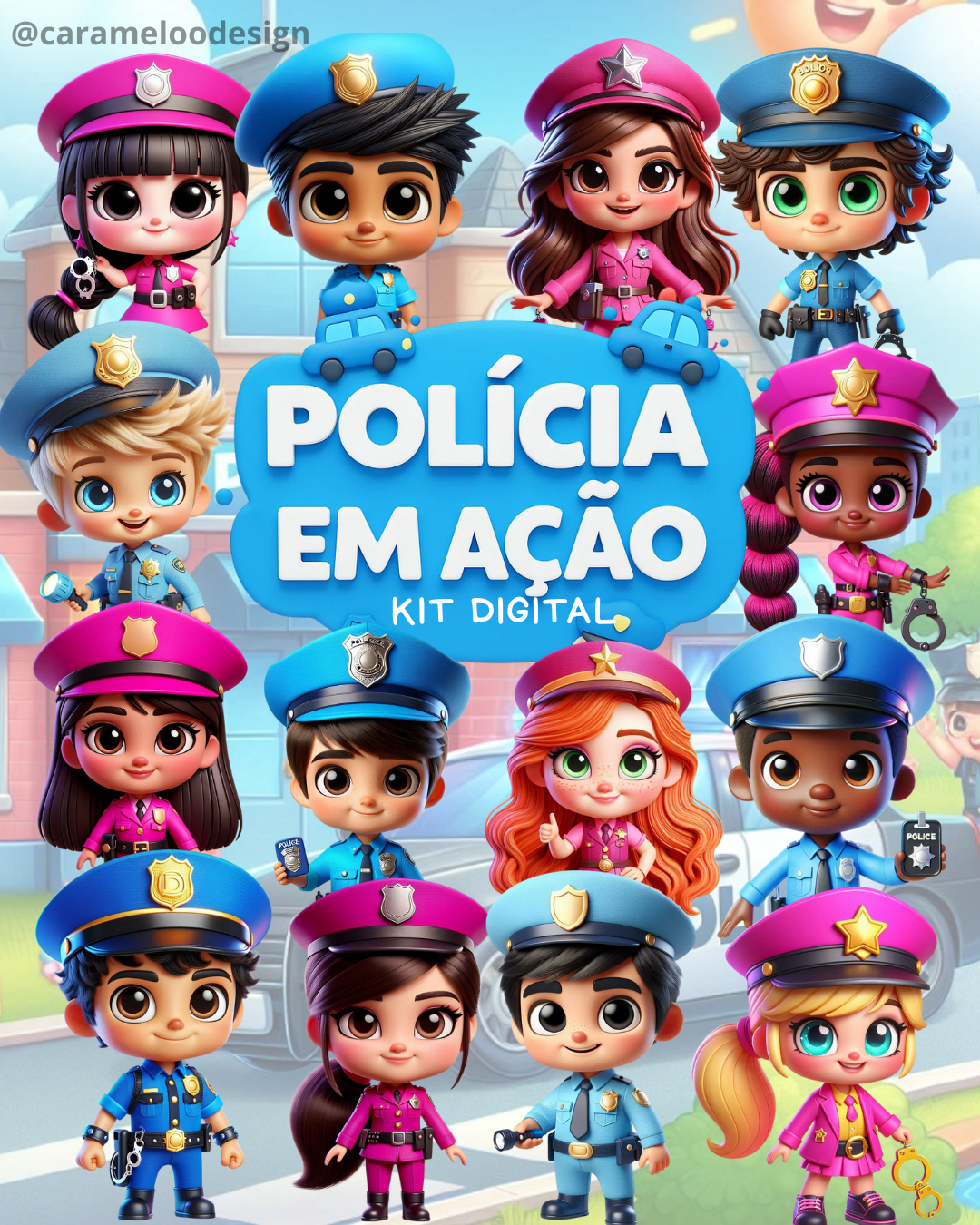 Kit Digital - Polícia em Ação Kit Digital – Polícia em Ação - Imagem 1