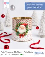 Arquivo Digital Tubolata 10x10cm - Feliz Natal