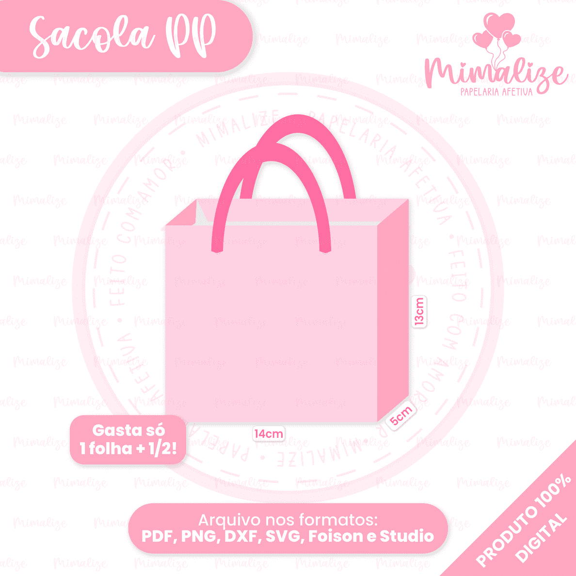 MOLDE - Sacola PP Molde Sacola PP - Imagem 1