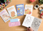 Mini livro de colorir - Dia das Crianças