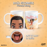 Arte Caneca Bocão Princesas - Imagem 13