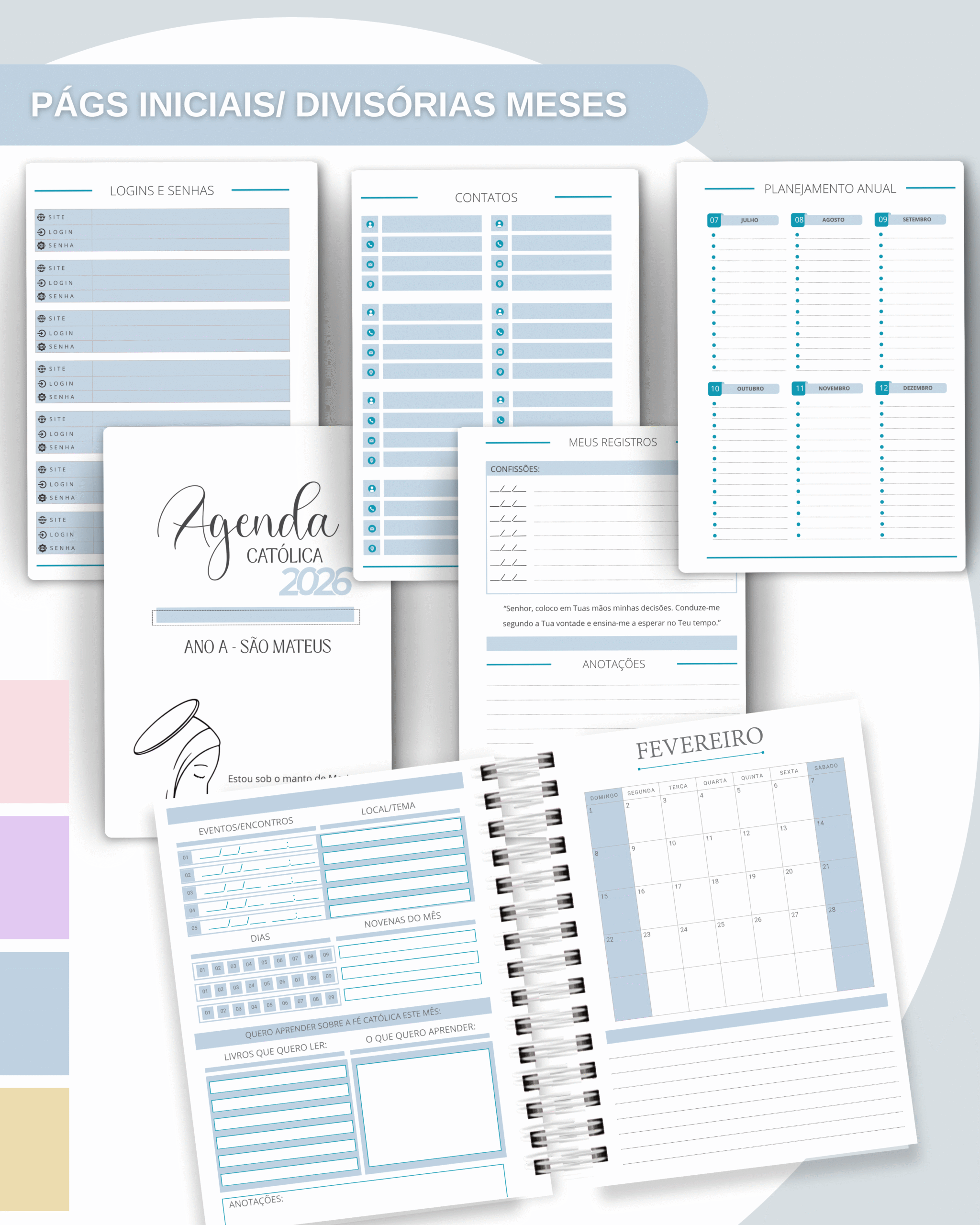 Mockups (5) COLEÇÃO 1 ENCADERNAÇÃO CATÓLICA - Imagem 2