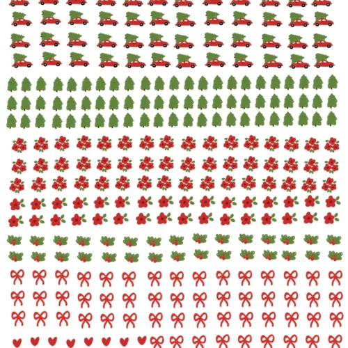 Natal 2025 parte 1 - Arquivo Digital DTF UV (A4)