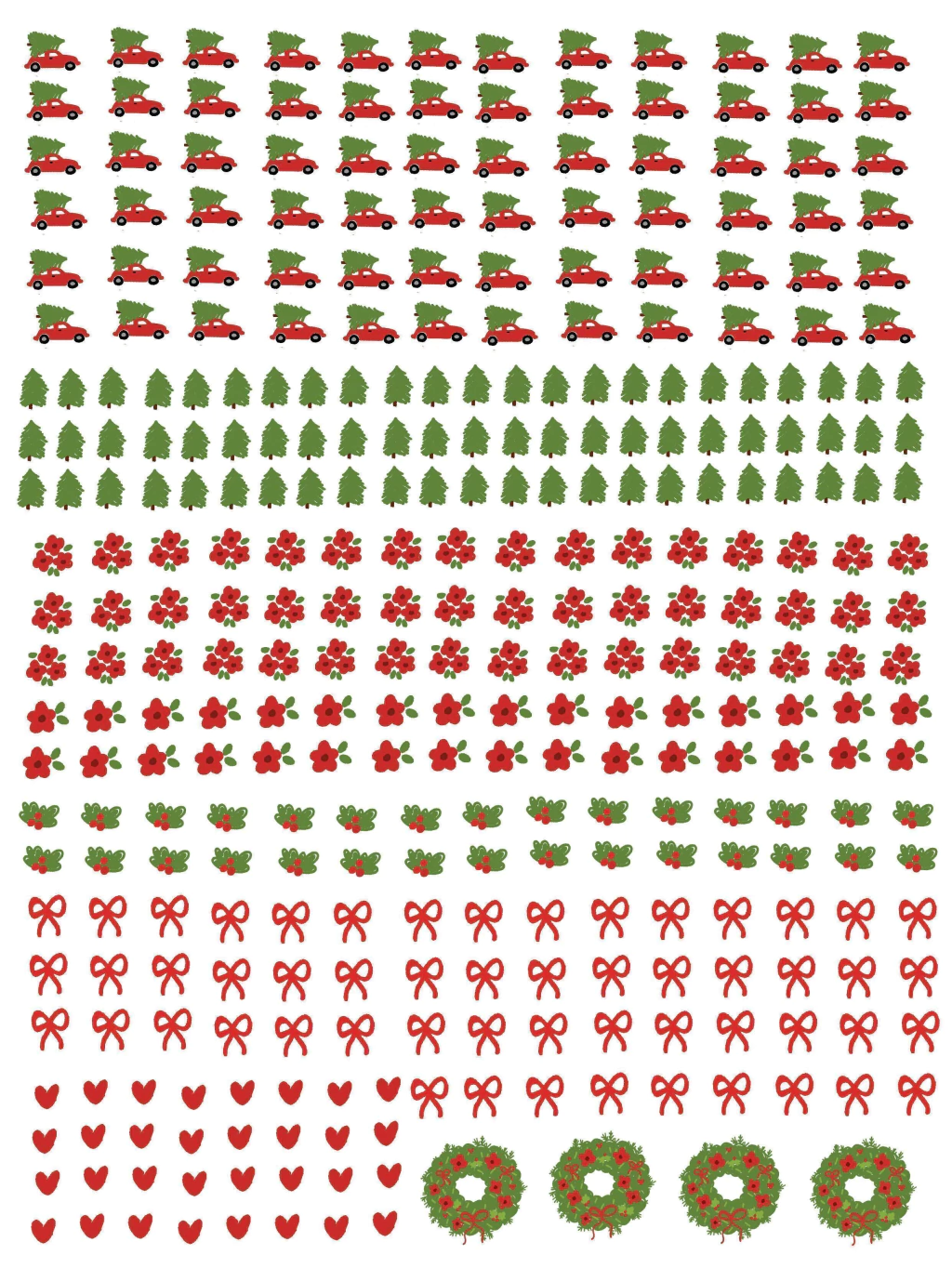 Natal 2025 parte 1 - Arquivo Digital DTF UV (A4) Natal 2025 parte 1 - Arquivo Digital DTF UV (A4) - Imagem 1