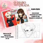 Livro de Colorir O Diabo Veste Prada