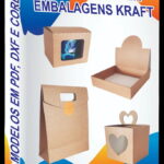 Pack 40 Moldes Embalagens